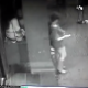 A security camera records a woman shitting into her own hand and then throwing the poop on the ground behind her. WTF? The night watchman obviously was curious and walks out to inspect her poop and records it with his own cell phone camera.